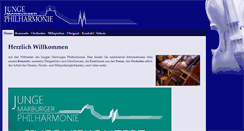 Desktop Screenshot of jmphilharmonie.de